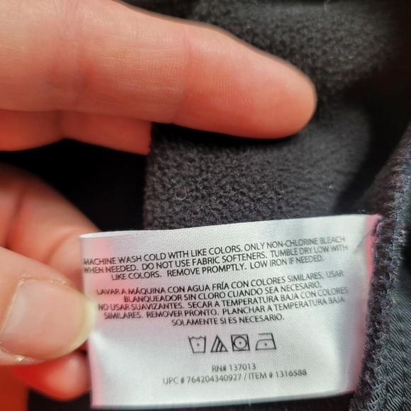 Orvis Black and Gray Flannel Fleeced Lined Shacket Small - Picture 6 of 7